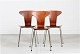 Arne Jacobsen (1902-1971)3 early and original Munkegaard Chairs made of teakHeight 77 ...