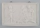 Bing and Grøndahl after Thorvaldsen. Antique biscuit wall plaque. 1870s / 80s.Measures: 17 x ...