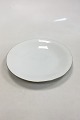 Bing & Grondahl White plain pattern with gold Lunch Plate No 26/326