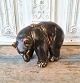 Royal 
Copenhagen - 
Brown bear in 
stoneware by 
Knud Kyhn
No. 21519, 
Factory frist. 
Height 15 ...