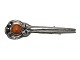 Cort Hannibal  sølv
Art Nouveau broche med rav fra 1914-1937