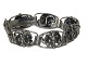 Johannes Torlyk 
silve, bracelet 
with flowers 
from 1950-1960
Hallmarked "JT 
830S". Johannes 
...