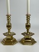 Pair of Baroque 
candlesticks 
(copies) from 
the 20th 
century. 
Hexagonal with 
angels. The ...