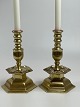 Pair of Baroque 
candlesticks 
(copies) from 
the 20th 
century. 
Hexagonal with 
angels. The ...