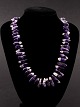 Necklace with amethyst 58 cm. item no. 476112