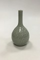 Bing & Grondahl 
solitary vase 
signed by Aksel 
Rode. Measures 
16 cm / 6 19/64 
in.