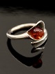 Sterling silver 
ring size 53 
with amber item 
no. 476430