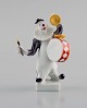 Peter Strang 
(b.1936) for 
Meissen. Figure 
in hand-painted 
porcelain. 
Drummer from 
the clown ...