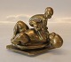 Kai Nielsen no 
18 Gilt Bronze  
Boy with baby 
13.5 x 16 cm
Kai Nielsen 
1882-1924 (KN)  
Bronce