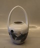 0288-29 RC Art Nouveau Vase with handle 19 cm painter #161 Decorated with 
blackbery Royal Copenhagen