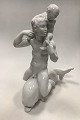 Bing and Grondahl Blanc de Chine Kai Nielsen Man with Child no 56 / 4056