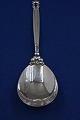 Konge oder Acorn Georg Jensen dänisch Silberbesteck. Grosser Servierlöffel 24cm