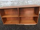 Bookcase in teak veneer from the 1960s. Single round hole in back cover for cord, nice ...