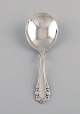 Georg Jensen Lily of the valley jam spoon in sterling silver.
