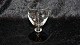 White wine glass clear #Strained glass from HolmegaardHeight 10.2 cmSOLD