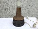 Retro lamp with brown glaze, 26.5cm high (Incl. Socket) 15cm in diameter * Nice condition *