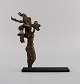 V.V.A, French bronze sculptor. Abstract bronze sculpture. Edition 1/8. Late 20th ...