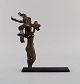 V.V.A, French 
bronze 
sculptor. 
Abstract bronze 
sculpture. 
Edition 1/8. 
Late 20th ...