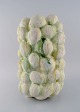 Christina Muff, Danish contemporary ceramicist (b. 1971). Large sculptural unique vase in glazed ...