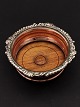 Wine tray D. 17 cm. silver plated and copper item no. 477994