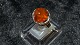 Elegant Women's 
silver ring 
with amber
stamped 925
Str 50
Nice and well 
maintained 
condition