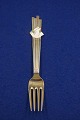 Michelsen Christmas fork 1943 of Danish gilt silver