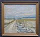 Jacobsen, 
Rudolph (1894 - 
1955) Denmark: 
Landscape. 
Signed. Oil on 
canvas. 60x 67 
...