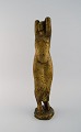Louis Emmanuel Chavignier (1922–1972), France. Large sculpture in patinated bronze. Standing ...