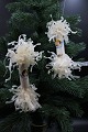 Christmas tree 
decorations in 
cardboard, 
glass paper and 
angels glossy 
image. Length: 
14cm.