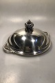 C.C. Hermann Sterling Silver Covered Dish with Crown lid finial
