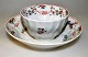 Chinese family 
rose cup with 
saucer, 19th 
century. Curved 
Rococo. 
Hand-painted 
decorations 
with ...