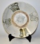 Korean dish in 
porcelain, 
17./18. With 
printed 
decorations in 
green on a gray 
glaze. H .: 6 
cm. ...