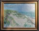 Bernhardt-
Frederiksen, 
Aage (1883 - 
1963) Denmark: 
Bathing by 
Skagen. Oil on 
canvas. Signed 
BF ...