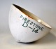 Rare latex 
rubber collect 
cup of 
porcelain, 
approx. 1940 
from Firestone 
Plantation, 
Liberia. H. ...