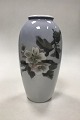 Royal Copenhagen Art Nouveau vase with flowers no 2629/2129