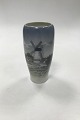 Royal Copenhagen Art Nouveau vase with landscape no 4568