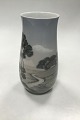 Bing og 
Grøndahl Art 
Nouveau vase 
with landscape 
no 8409 / 209
Measures 20,7 
cm / 8.14 inch