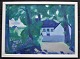 Hagedorn-Olsen, 
Thorvald (1902 
- 1996) 
Denmark: A 
farm. Oil on 
canvas. Signed. 
45 x 64 cm.
Framed.