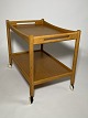 Hans J. Wegner Serving trolley. Of patinated oak. Produced by Andreas Tuck. Height 62 cm. Wide ...