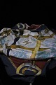 Original classic Vintage Hermes silk scarf in beautiful colors with hunting motifs. "Armes de ...