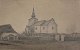 Fritz, Marcus Bech (1868 - 1942) Denmark: Bredsten Church. Ink on paper. 21.5 x 35 cm. Signed .: ...