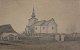 Fritz, Marcus 
Bech (1868 - 
1942) Denmark: 
Bredsten 
Church. Ink on 
paper. 21.5 x 
35 cm. Signed 
.: ...