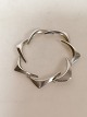 Eigil Jensen 
for A. 
Michelsen 
Leaded bracelet 
of sterling 
silver Length 
18.5cm.