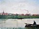 Danish artist (20th century) A fishing man near Horsens. Signed .: Aussing 1916. 25 x 33 ...
