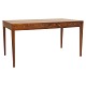 Rosewood veneered writing table by Severin Hansen, DenmarkManufactured by Haslev ...