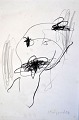 Skovgaard, 
Peter (1960 -) 
Denmark: 
Sketch. Lead on 
paper. Signed: 
Skovgaard 97. 
30 x 21 ...