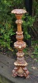 Church candlestick, 19./20. Baroque form. France. and gilded. Height .: 60 cm.