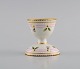 Royal Copenhagen Flora Danica egg cup in hand-painted porcelain with flowers and 
gold decoration. Model number 20/3530.
