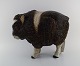 Jeanne Grut for Aluminia. Colossal sculpture in glazed ceramics. Musk ox calf. 
1950s.
