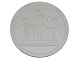 Royal 
Copenhagen 
biscuit / 
parian 
Thorvaldsen 
plate with 
decoration 
called Spring.
This was ...